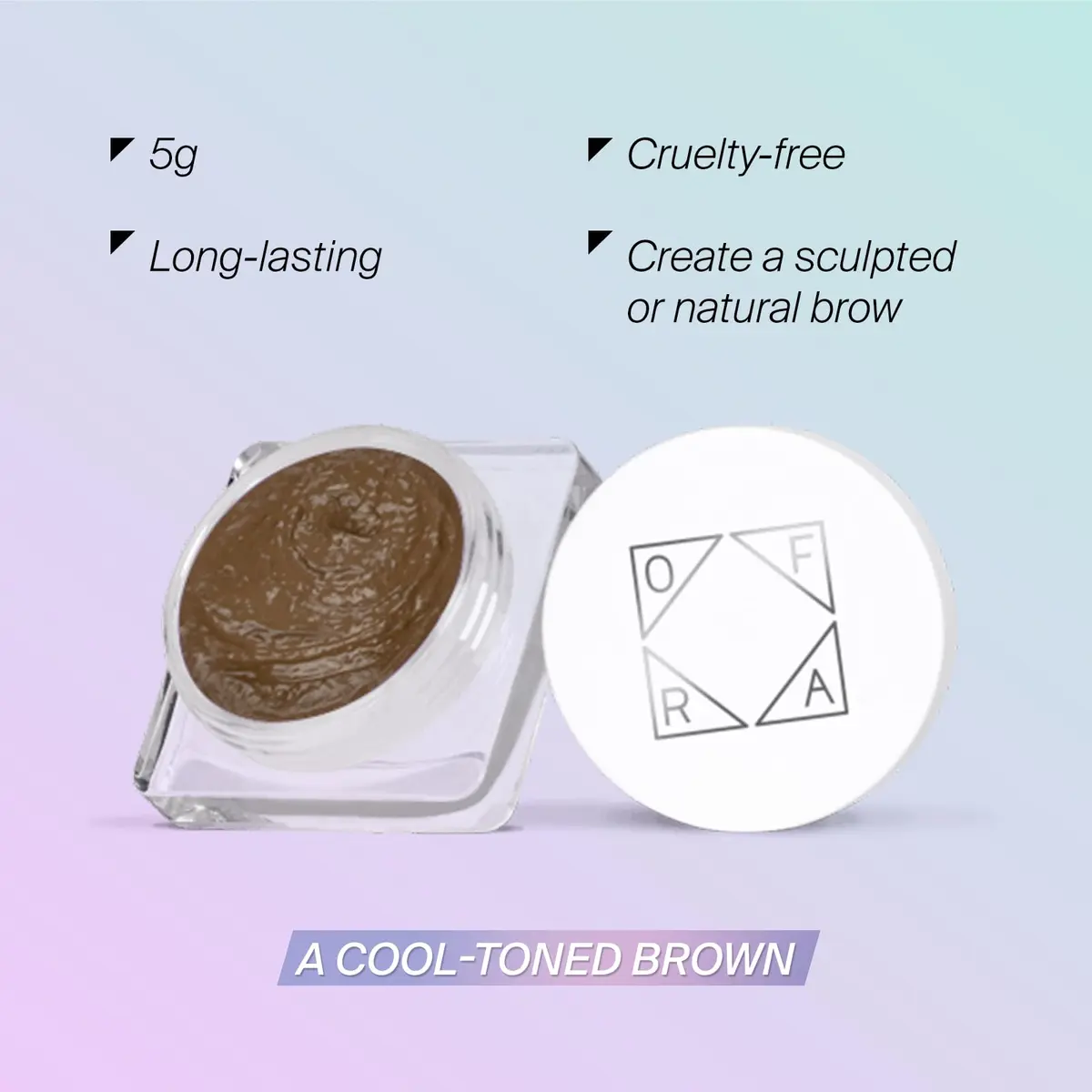 Ofra Eyebrow Gel - Dark Blonde, Semi-Permanent & Waterproof, 5g | Nourishing & Precise Brow Filler - view 2