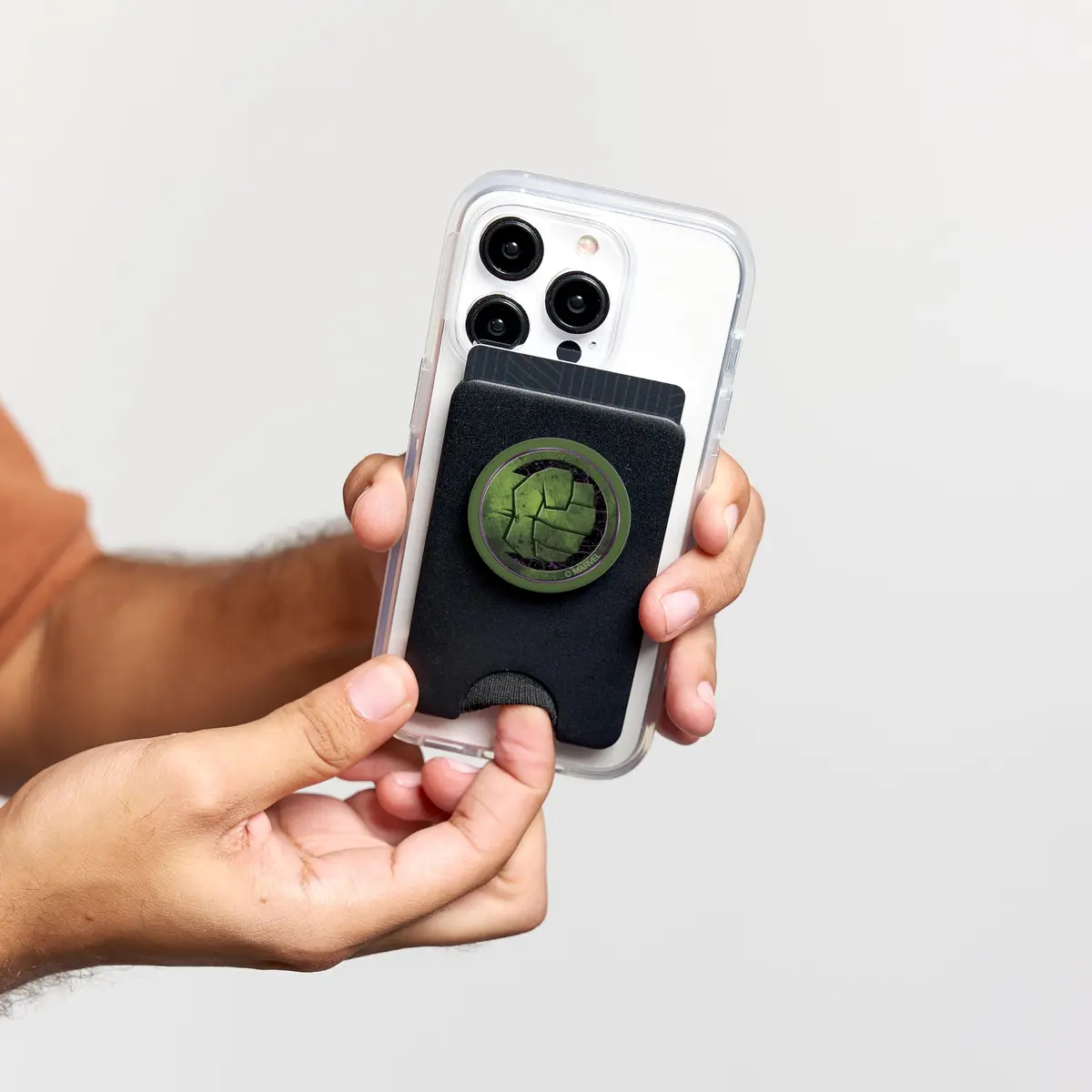Marvel The Incredible Hulk Fist Icon PopSockets PopWallet for MagSafe | Avengers Power Accessory - view 5