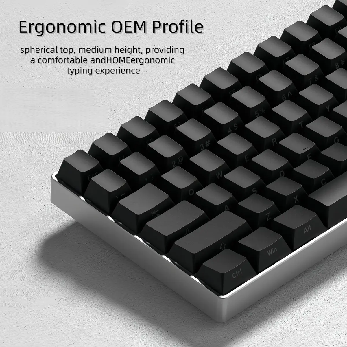 dagaladoo Double Shot PBT Shine Through Keycaps Set - Black Japanese Style Cherry Profile | 135 Keys - view 4