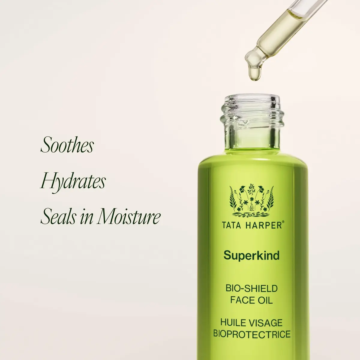 Tata Harper Bio-Shield Face Oil for Sensitive Skin | Rebuild & Protect Barrier (120 chars) - view 3