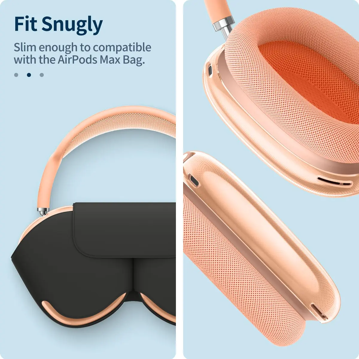 FINTIE Clear Case for AirPods Max 2 (2026) & AirPods Max 1 (2024/2020) | Transparent TPU Cover, Anti-Scratch, Precise Fit, Lightweight - view 6