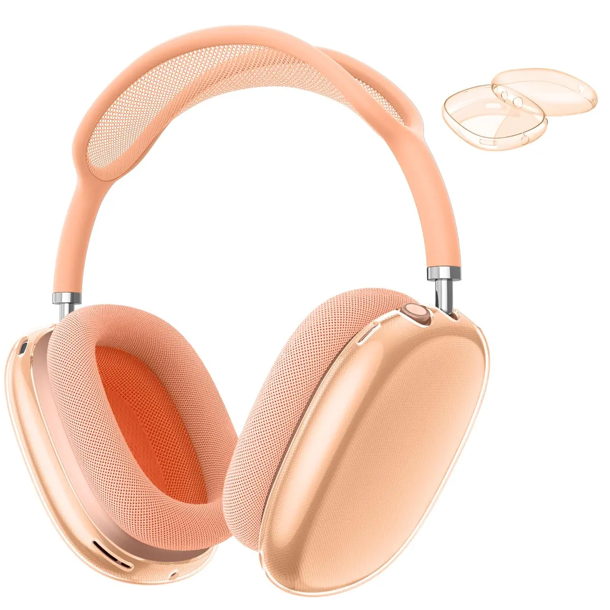FINTIE Clear Case for AirPods Max 2 (2026) & AirPods Max 1 (2024/2020) | Transparent TPU Cover, Anti-Scratch, Precise Fit, Lightweight - main product image