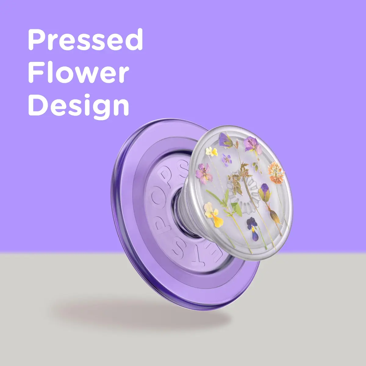 PopSockets Phone Grip for MagSafe | Magnetic Holder & Stand | Purple Fields - view 5