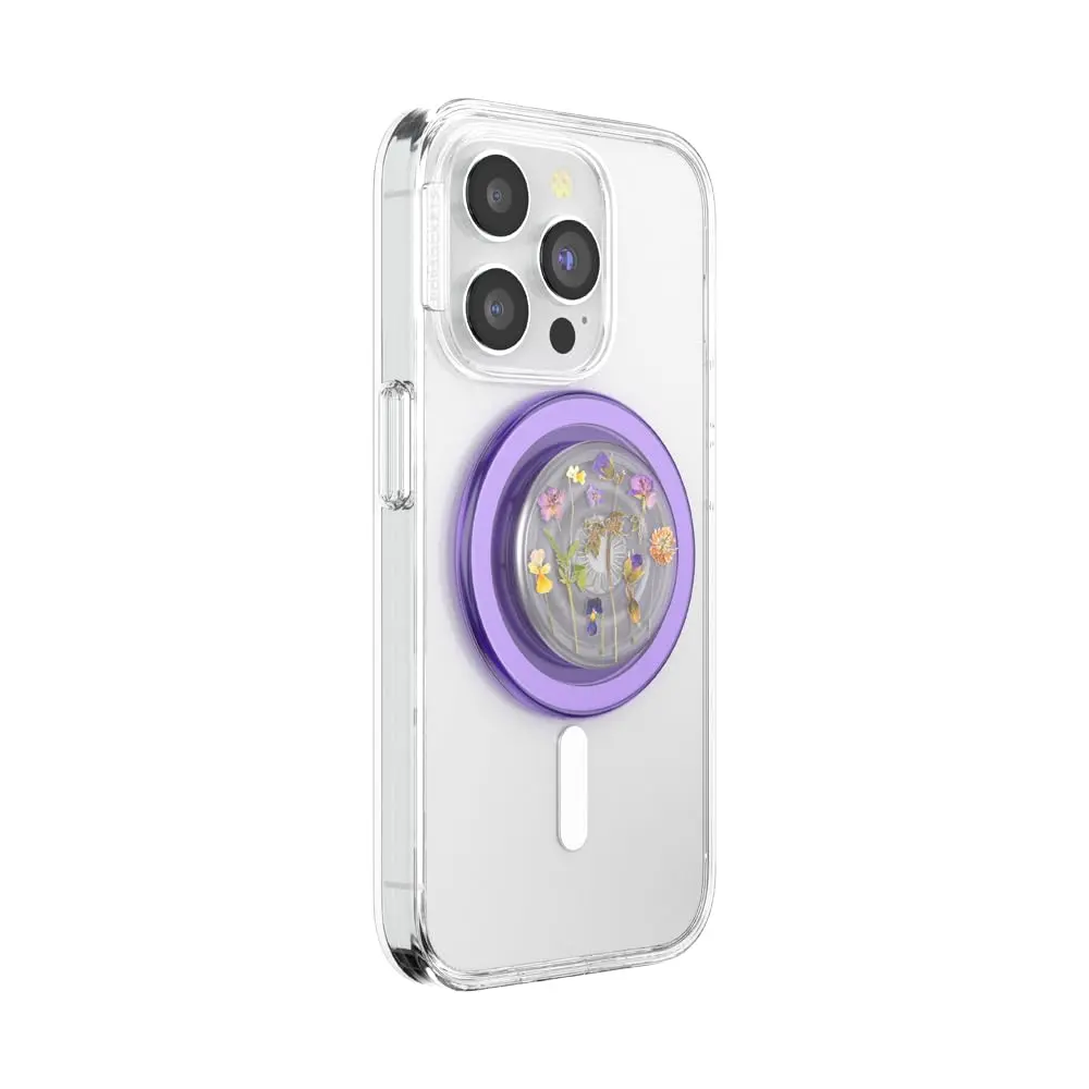 PopSockets Phone Grip for MagSafe | Magnetic Holder & Stand | Purple Fields - view 2