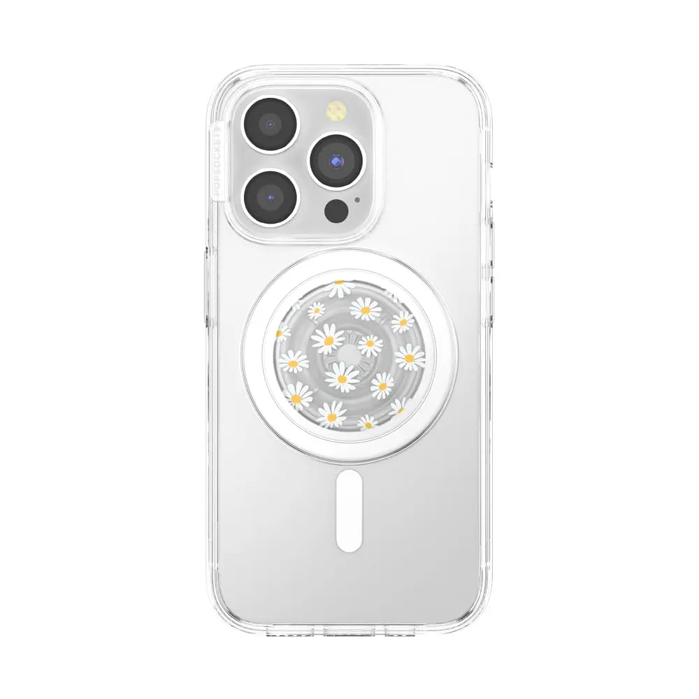 PopSockets Phone Grip for MagSafe, Magnetic Holder- He Loves Me Not | Secure, Magnetic, Swappable - view 3