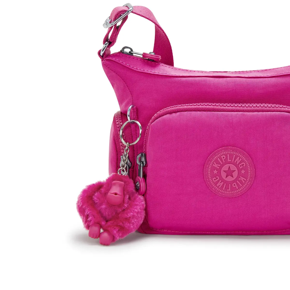 Kipling Gabbie Mini Crossbody Bag Glowing Fuchsia | Compact, Lightweight & Stylish - view 8