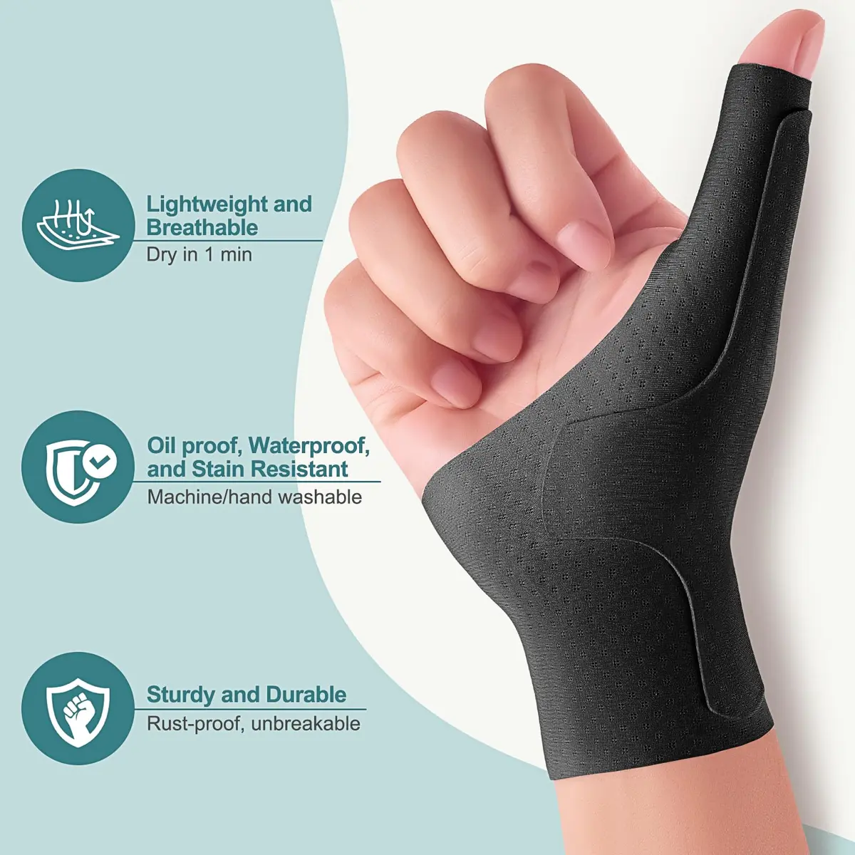 YISDU Wrist Thumb Brace Support for Arthritis & Tendonitis | Lightweight, Stabilizes Thumb & Wrist - view 6