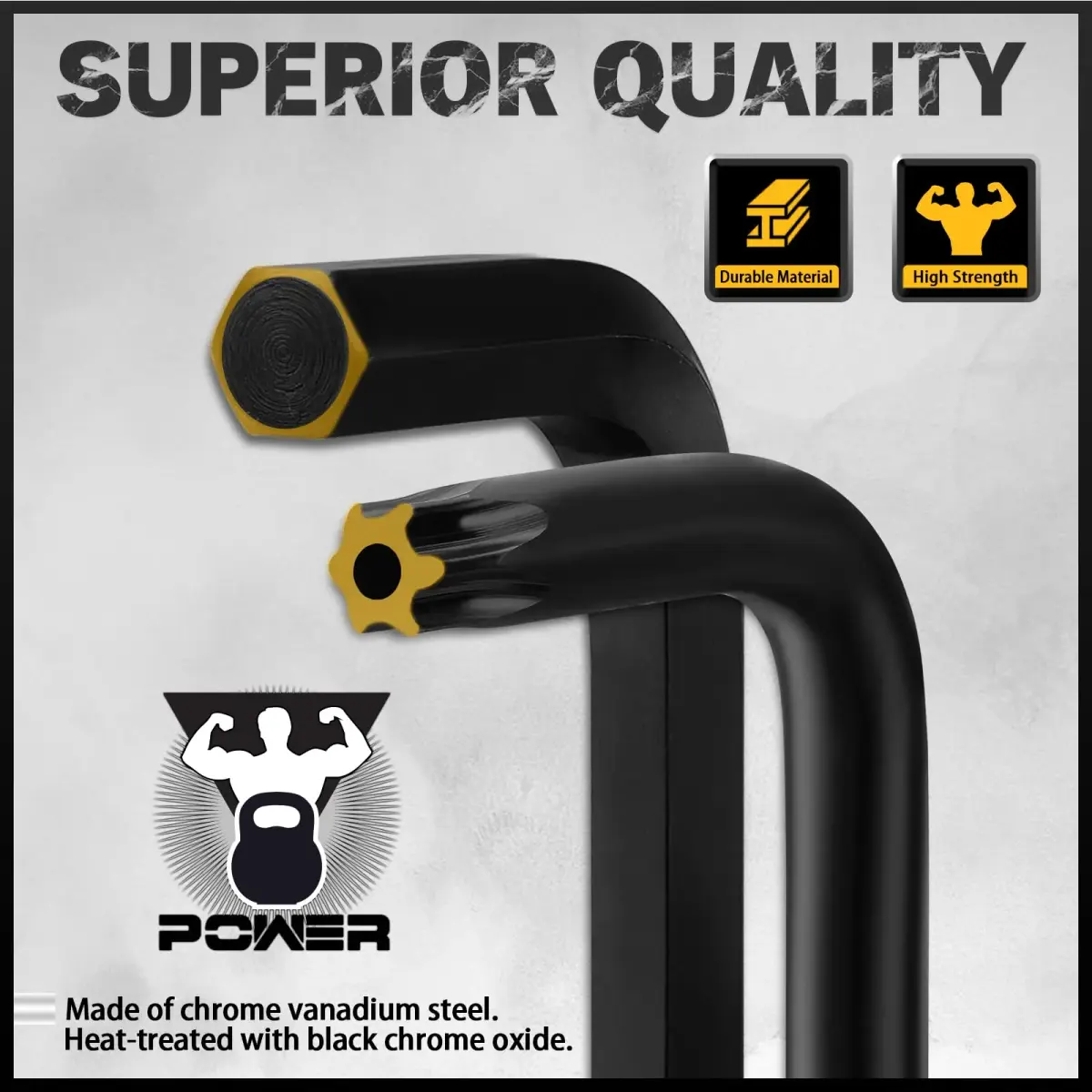 ELEAD 41-Piece Hex and Torx Key Set with Torque Handle | SAE, Metric & Torx Sizes - view 6