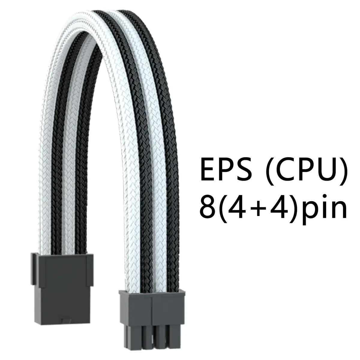Formulamod Power Supply Sleeved Cable 18AWG EPS 8-P/PCI-8-P | Heat-Shrink-Less, 30cm, Compatible with All Power Supplies - view 5