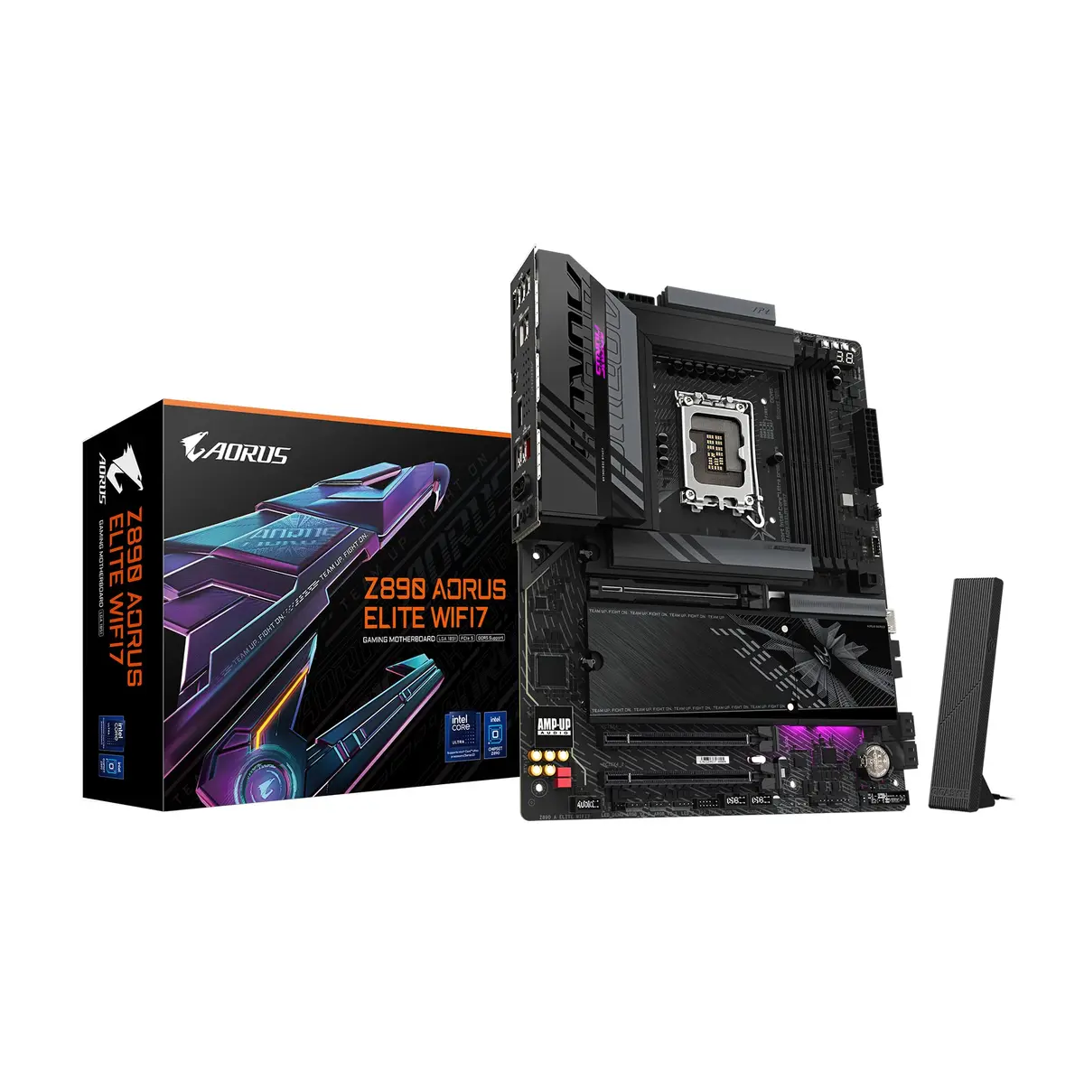 GIGABYTE Z890 AORUS Elite WIFI7 Motherboard ATX DDR5 PCIe 5.0 Thunderbolt 4 2.5GbE LAN | Supports Intel Ultra Core Series 2 - main product image