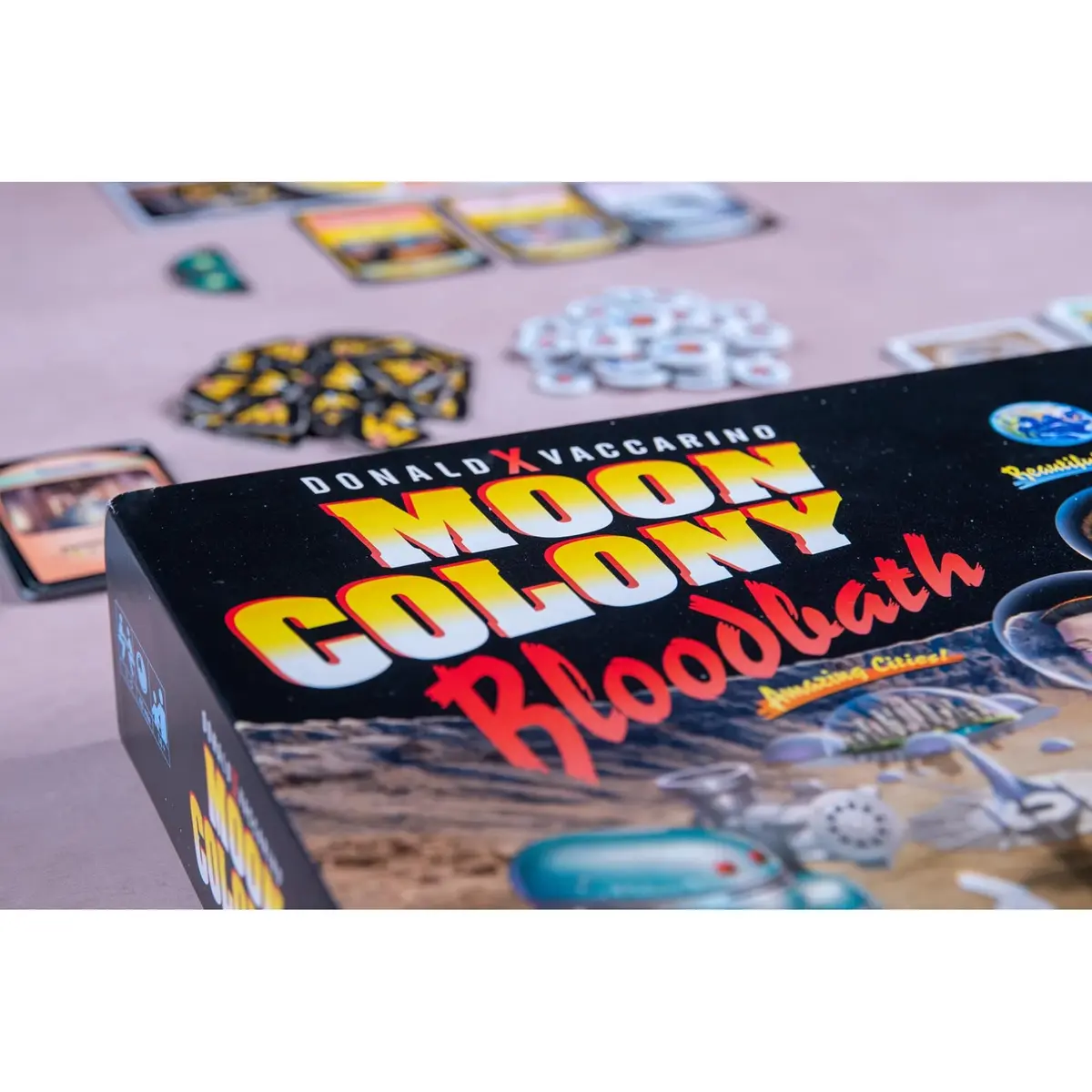 Rio Grande Games Moon Colony Bloodbath Strategy Card Game 1-5 Players Ages 14+ | Engine Building Engine-Losing Mechanics - view 8