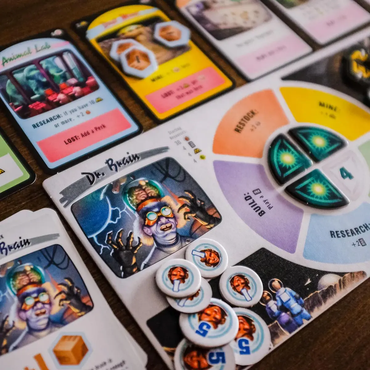 Rio Grande Games Moon Colony Bloodbath Strategy Card Game 1-5 Players Ages 14+ | Engine Building Engine-Losing Mechanics - view 3