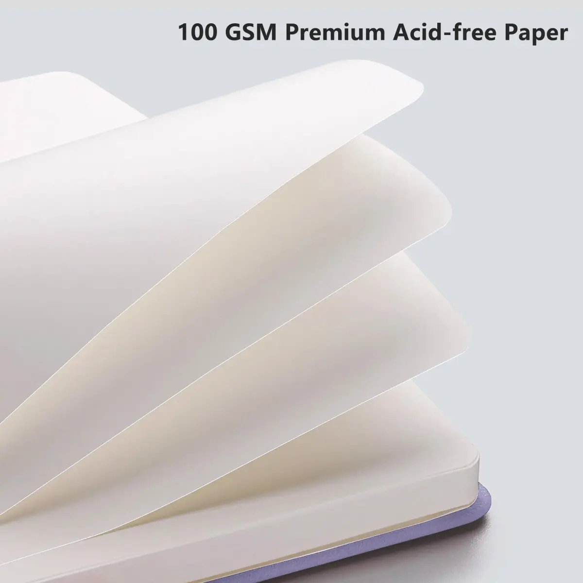 RETTACY Blank Journal Notebook A5 Purple 192 Pages | Acid-Free Paper for Smooth Writing - view 3
