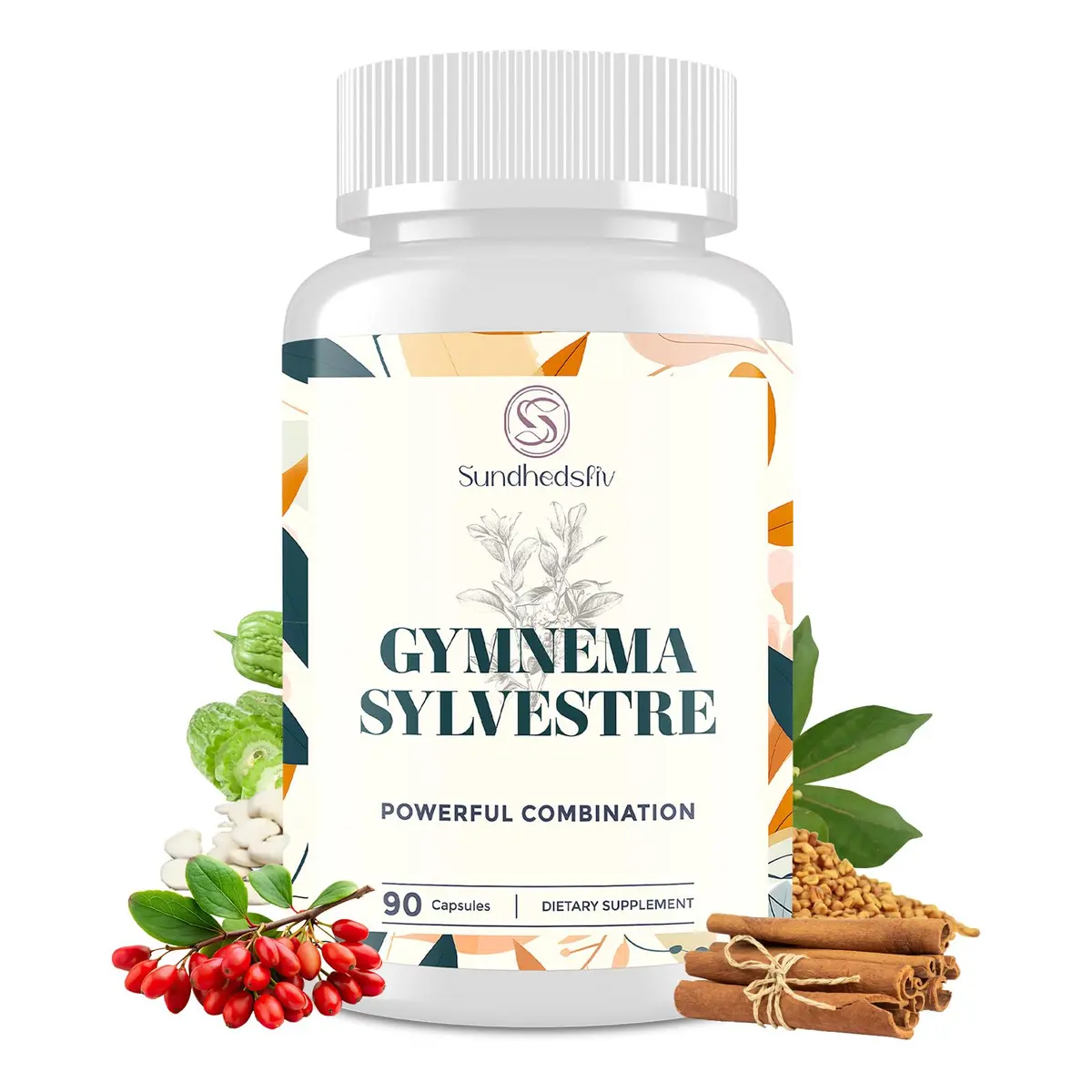 Sundhedsliv 16 in 1 Blxxd Sugr Supplement 90 Vegan Capsules | Gymnema, Berberine & Vitamins for Blood Sugar Support - main product image