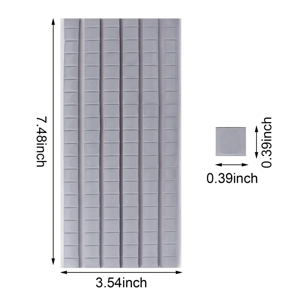 Feosky Adhesive Poster Sticky Tack Putty Grey 120PCS | Reusable & Removable Mounting Putty - view 2