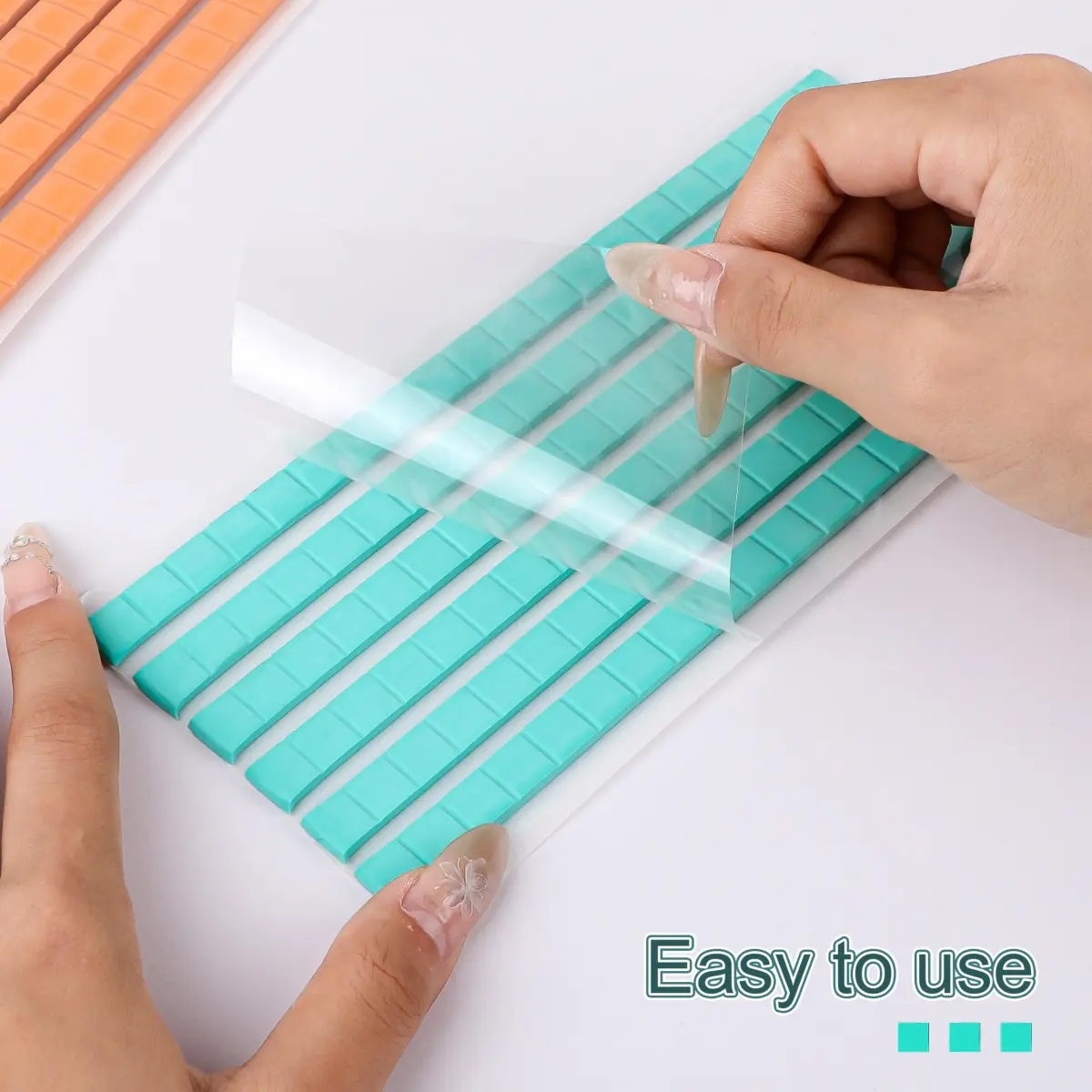 Feosky Adhesive Poster Sticky Tack Putty, 120 Pieces, Blue | Reusable & Removable Mounting Putty for Walls, Crafts, Photos - view 3