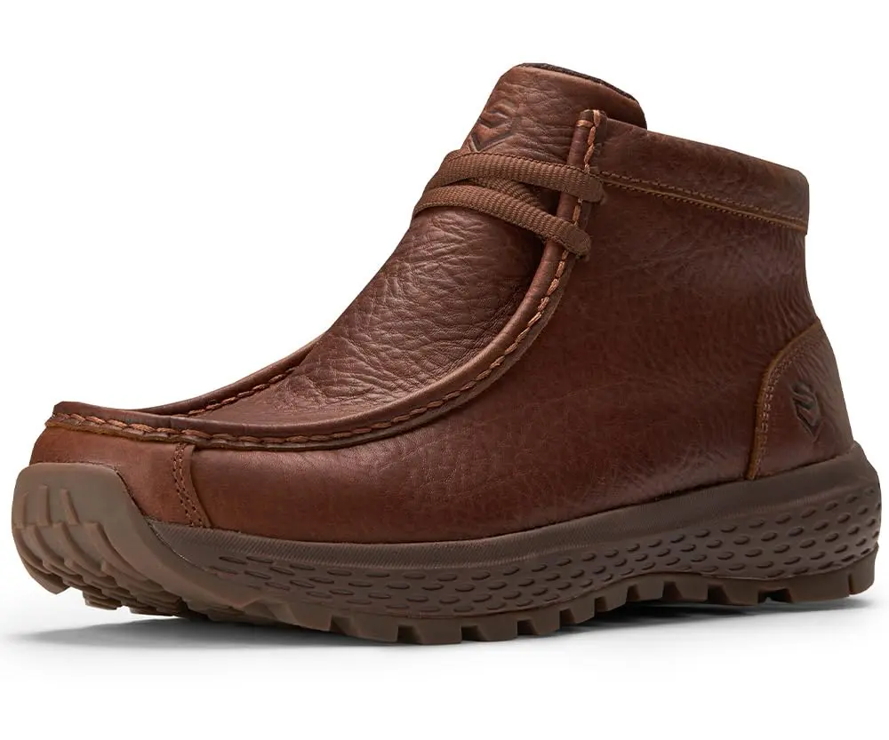 SUREWAY Men's Lightweight Moc Toe Chukka Boots | 2.7 kg (6 lb) Ankle Height - main product image