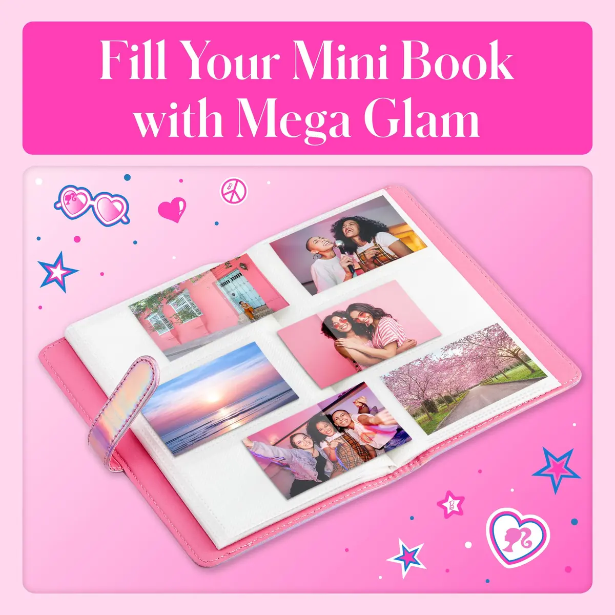 KODAK Barbie 96-pocket Photo Album for Barbie Instant 2x3” ZINK Photo Paper | Durable, Portable & Stylish - view 3