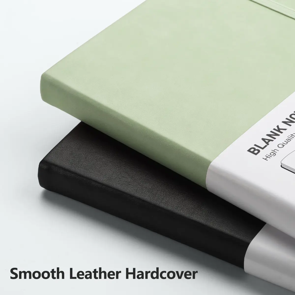 RETTACY Blank Journal Notebook A5 (5.7'' x 8.3'') 192 Pages Light Green | Acid-Free Paper Notebook for Professionals - view 4