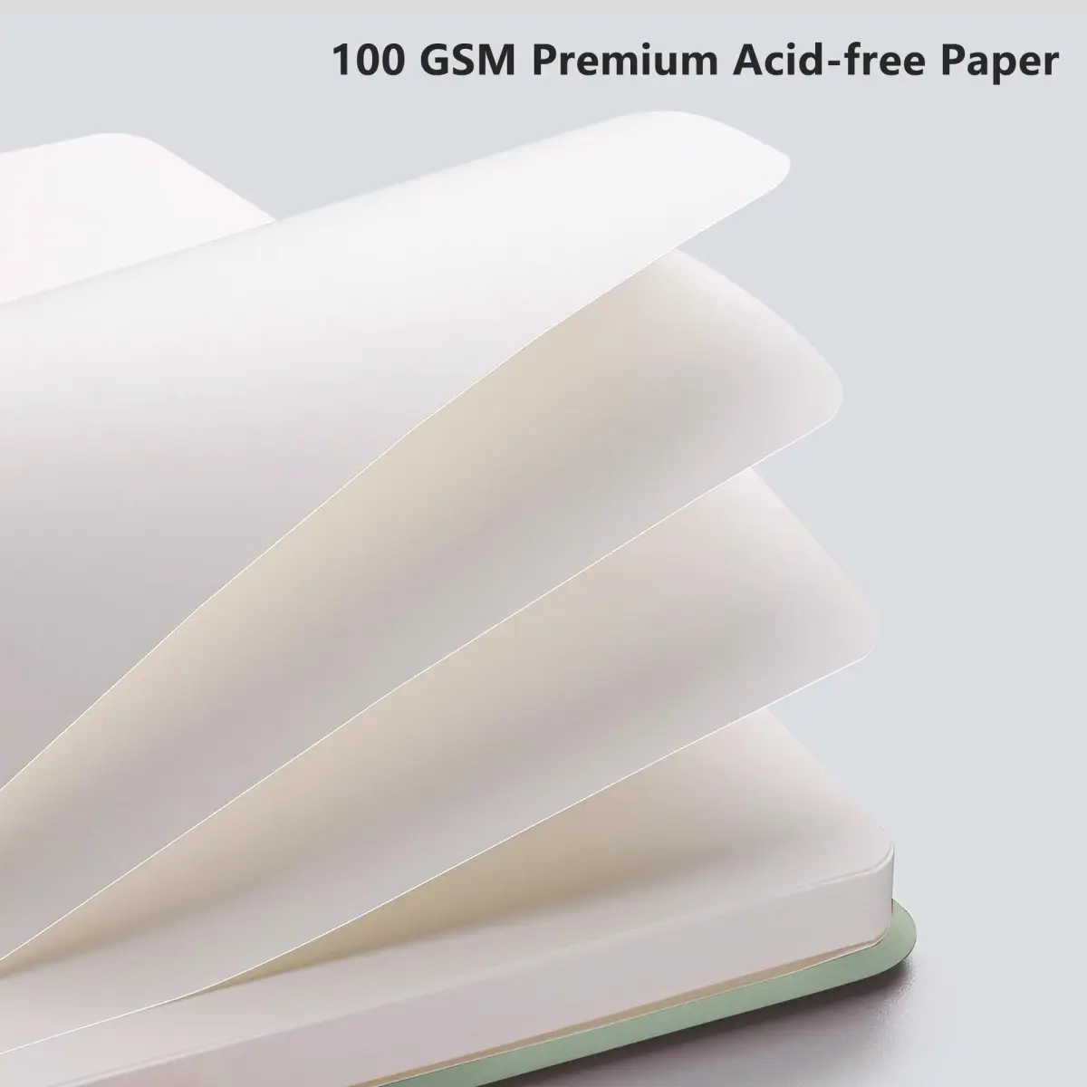 RETTACY Blank Journal Notebook A5 Sage Green 192 Pages | Acid-Free Paper for Smooth Writing - view 3