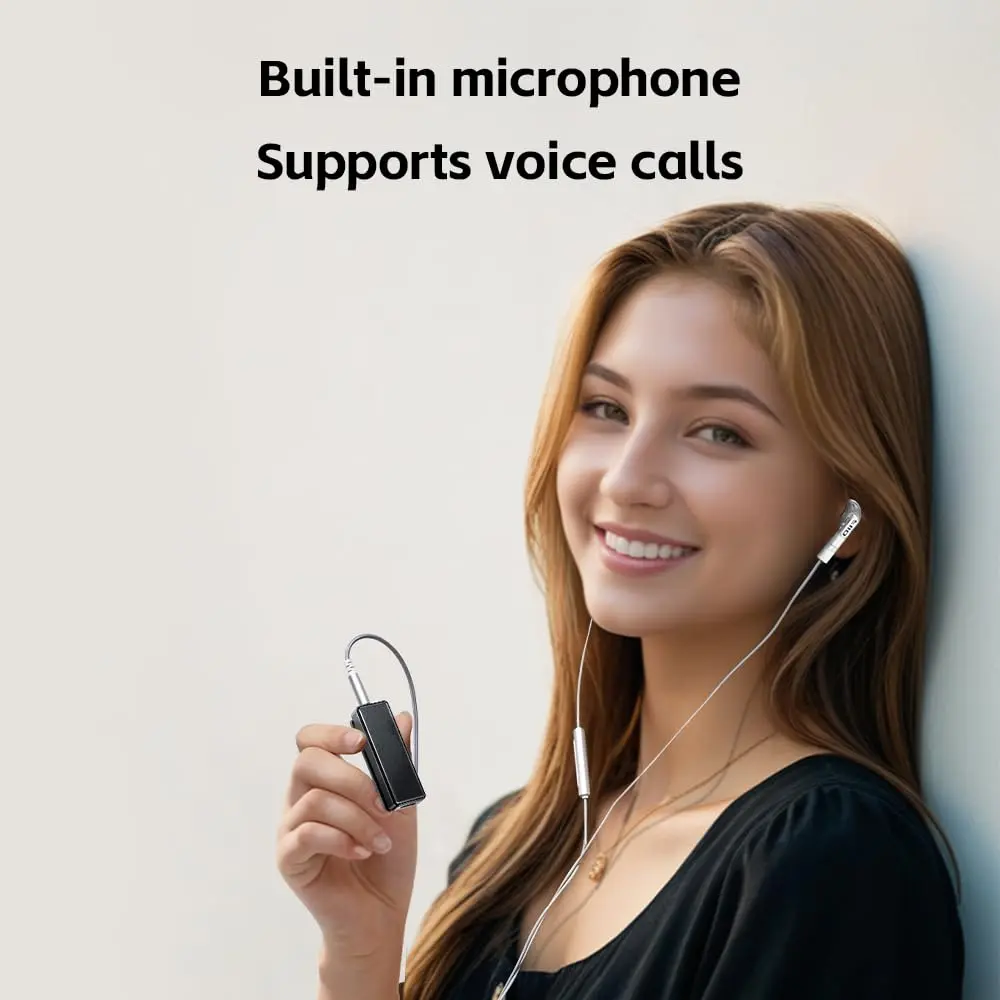 FiiO BTR11 Bluetooth 5.3 Receiver LDAC 3.5mm Headphone Amplifier Adapter with Mic (Black) - view 5