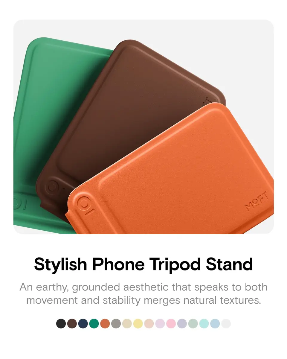 MOFT Phone Tripod Stand & Wallet, NFC Card Holder, Hold 1-2 Cards | Slim 0.94cm Profile for Mobile Content - view 7