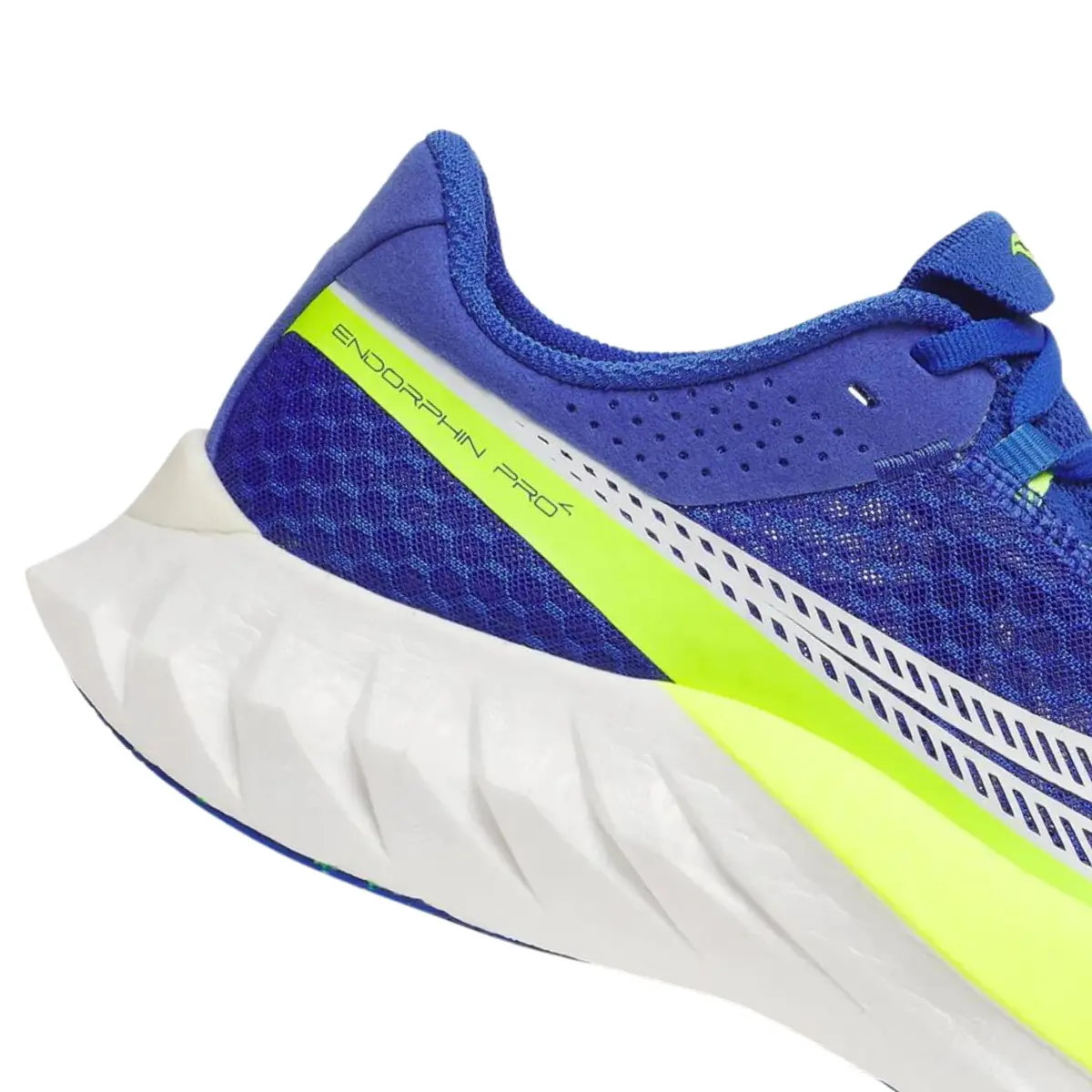 Saucony Endorphin Pro 4 Running Shoes in Lapis/Citron | Carbon Plate & Dual Foam Cushioning for Race & Speed Training - view 7