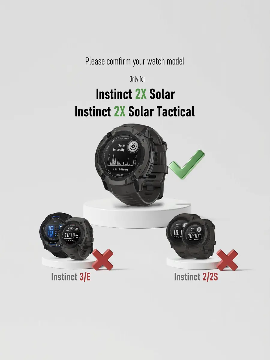 iDaPro Screen Protector for Garmin Instinct 2X Solar Tactical 9H Glass | Scratch & Drop Resistant, Ultra Thin, Easy Install - view 2