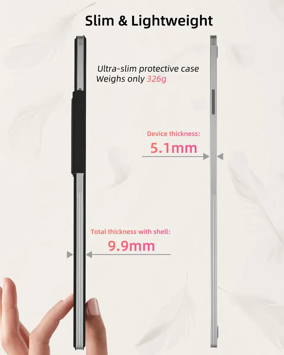 WALNEW Magnetic Folio Case for 11.8" Remarkable Paper Pro 2024 | Slim, Auto Wake/Sleep, Pen Clasp - view 5