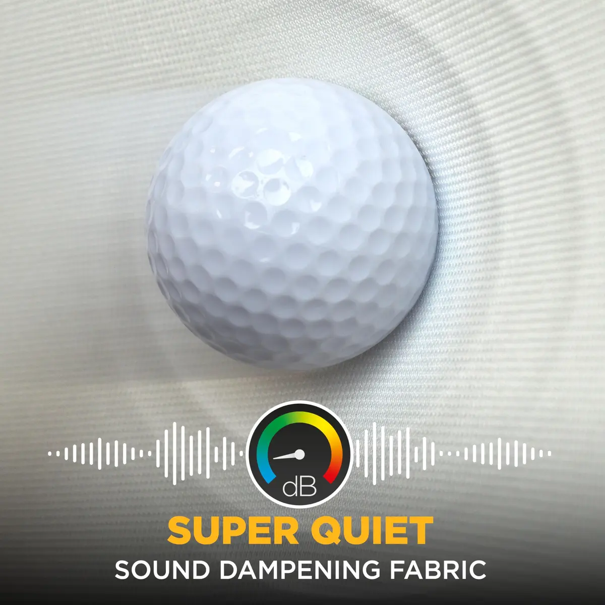 SimSpace Platinum Golf Impact Screen - Projector Screen for Home, 4 Layer Impact-Resistant Foam, Noise Reduction, Ultra 4K HD, 3 x 3 m - view 9