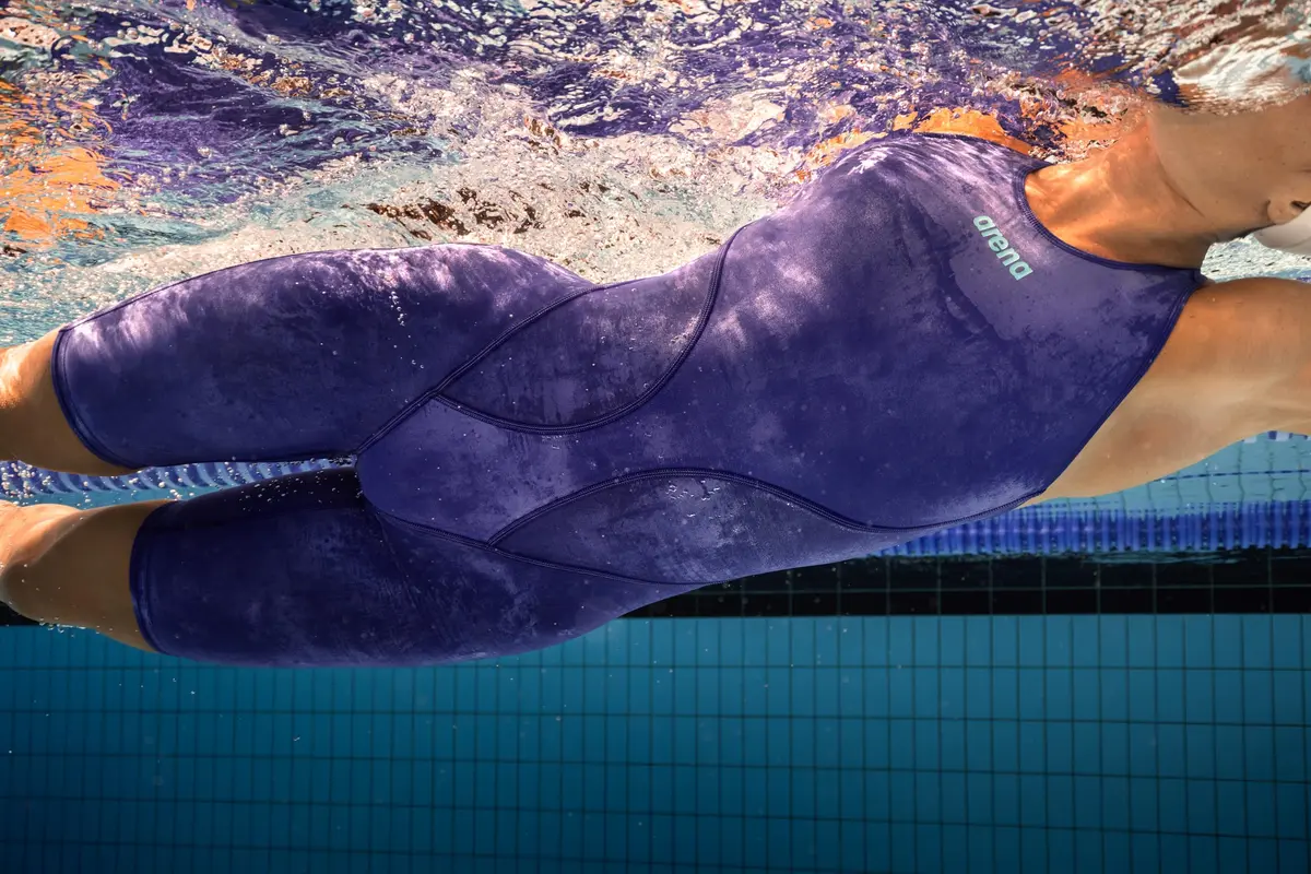 ARENA Powerskin Impulso Open Back Women's Competition Swimsuit US Size 28 | Hydrodynamic, Moderate Compression - view 7
