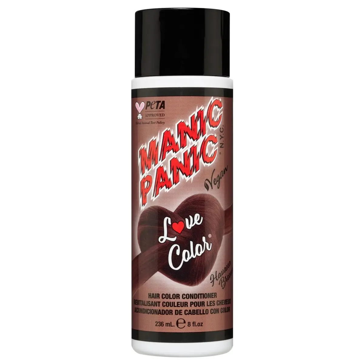 Manic Panic Love Color Depositing Conditioner Havana Brown 8oz | Nourishes & Refreshes Semi-Permanent Hair Color - main product image