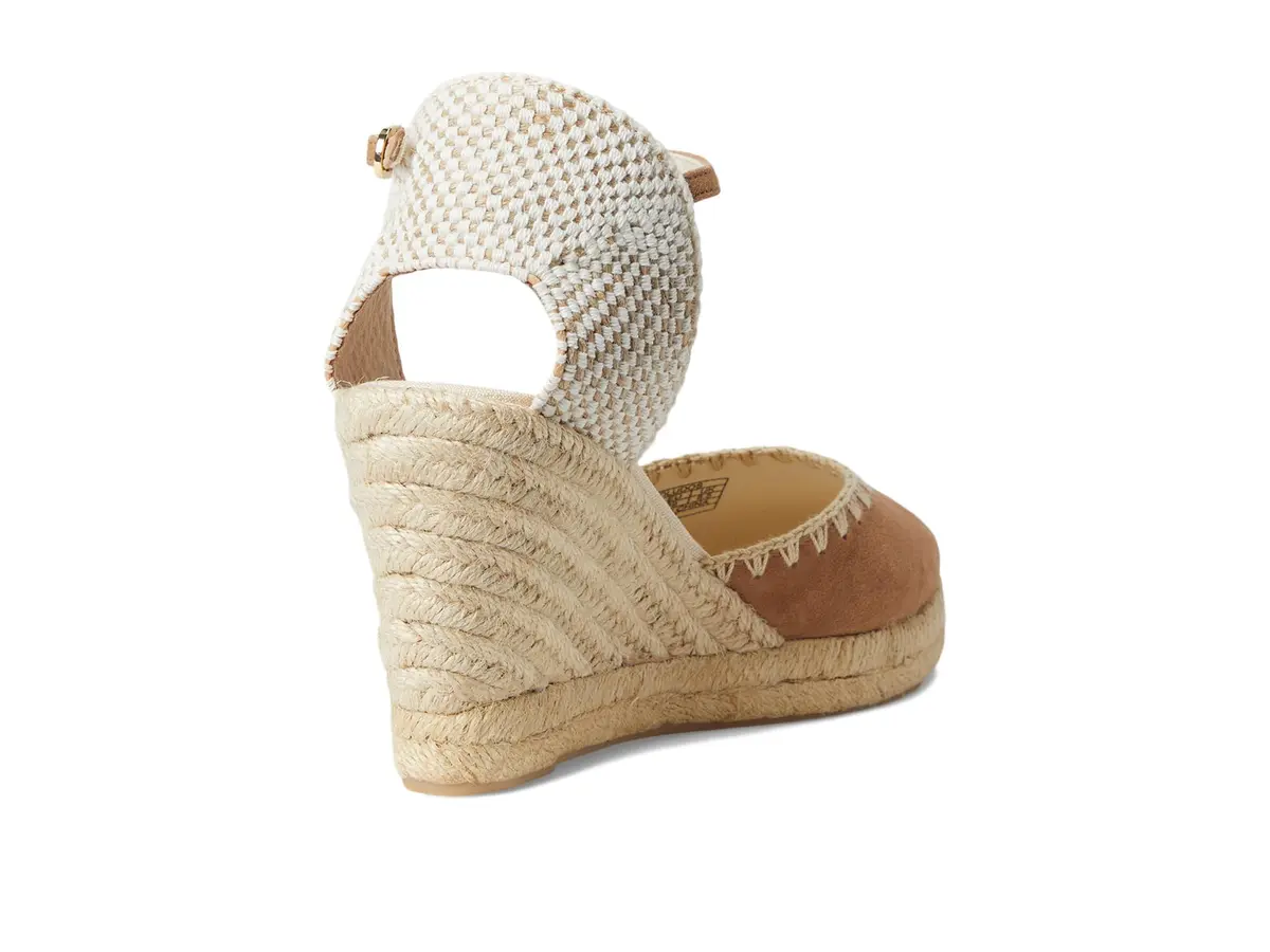 Soludos Marseille Wedge Espadrille 8 Medium | Organic Cotton & Suede, 3.5in Wedge - view 5