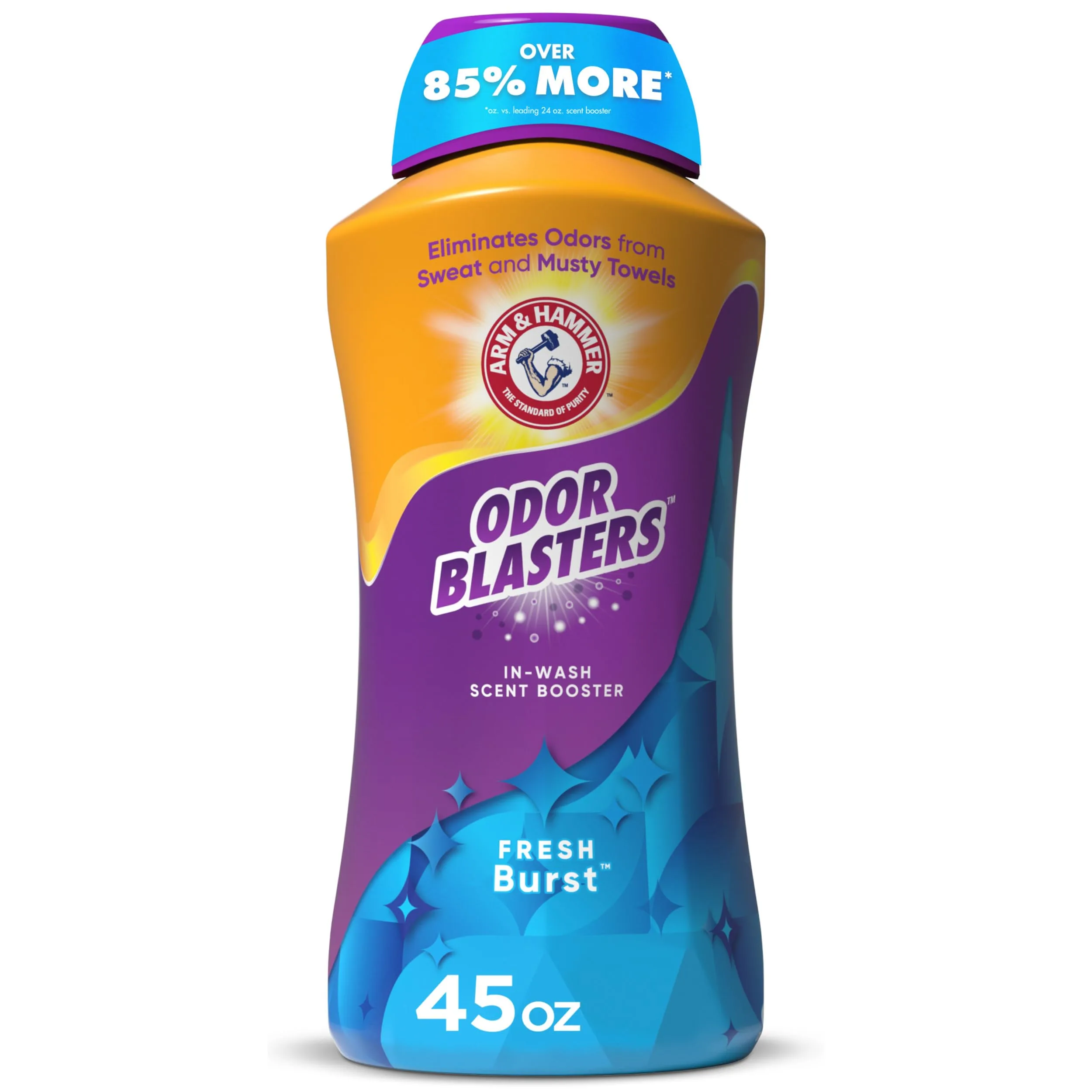 ARM & HAMMER Odor Blasters In-Wash Scent Booster Fresh Burst 45 Oz | Eliminates Tough Odors - main product image