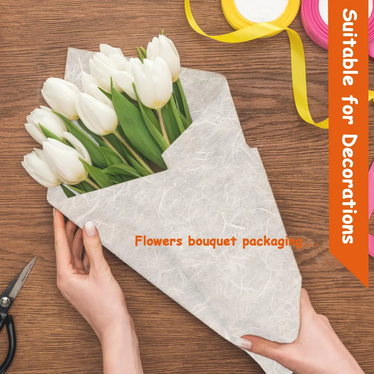 Phaicoilo Mulberry Paper Sheets 21cm x 30cm (A4) | 100 Sheets for Decoupage & Art Crafts - view 6
