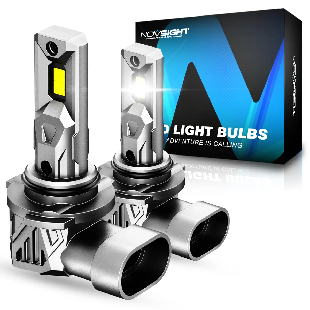 NOVSIGHT H10 9145 LED Fog Light 16000LM | 6500K Cool White, Waterproof, Plug & Play - main product image