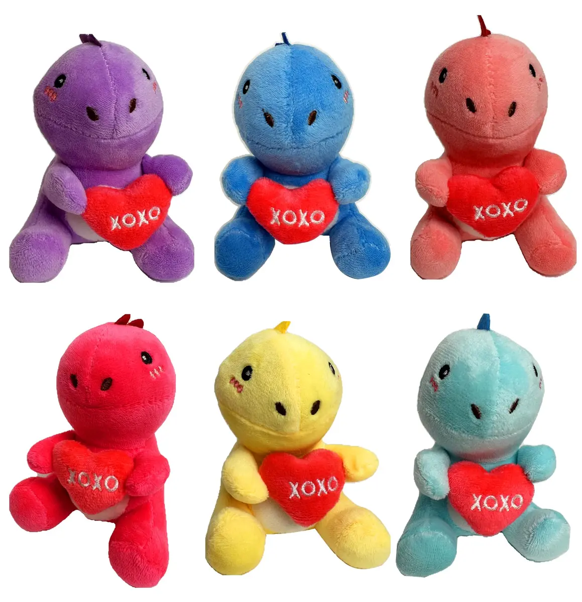 Rdogeia 6PCS Cute Dinosaur Plush Toys Set | ASTM-Tested Polyester - view 7