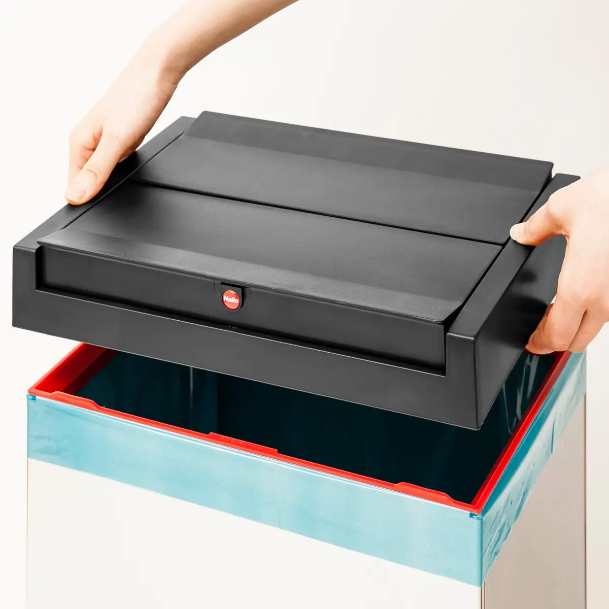 Hailo New Big Box Dedicated Lid 60087 | 1.4 gal (40 L) / 60 L Common | ABS Material, Black - view 4