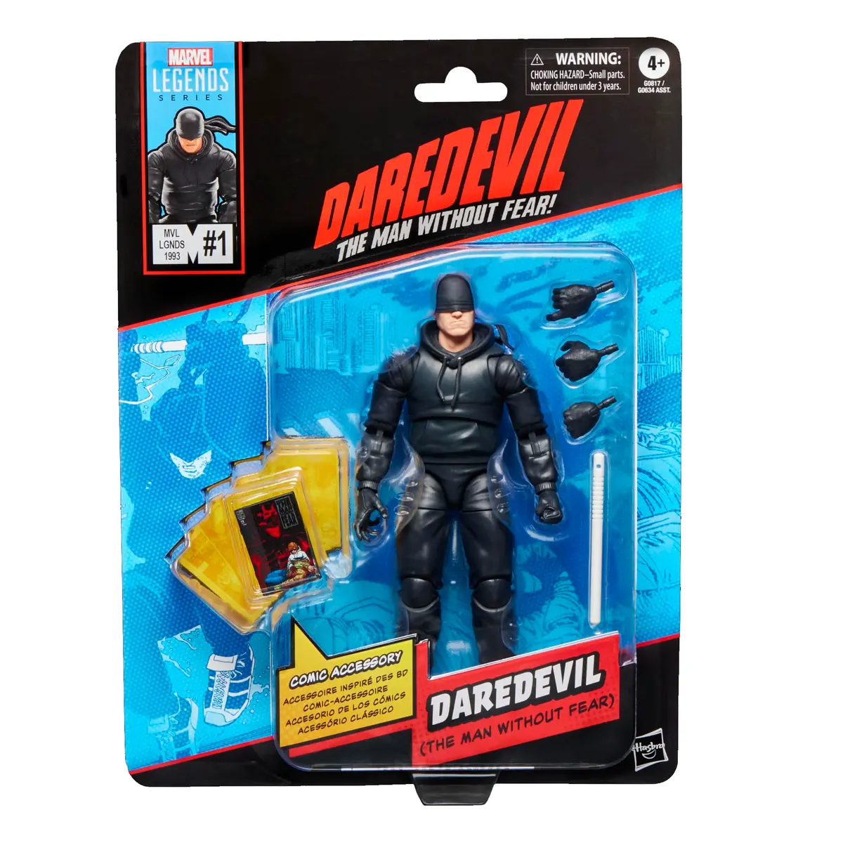 Marvel Legends Series Daredevil The Man Without Fear Comics-Inspired Action Figure 6-Inch | Poseable Collectible - main product image