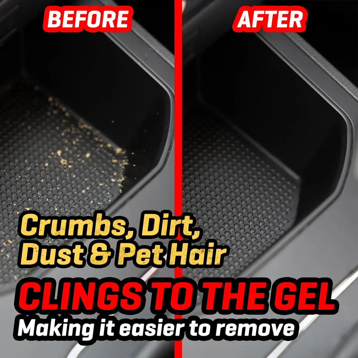 CarPlan Demon Slime Car Interior Cleaner Gel, 5.6 Oz | Hot Cherry Fragrance, Residue-Free Dust & Dirt Removal - view 4
