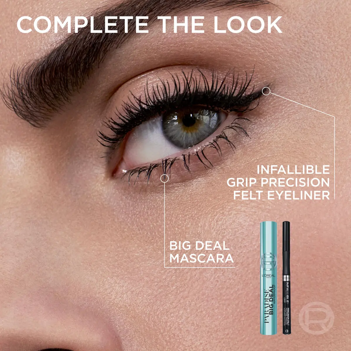 L'Oreal Paris Paradise Big Deal Waterproof Mascara 0.33 Fl Oz | Buildable, Volumizing & Lengthening for Sensitive Eyes - view 7