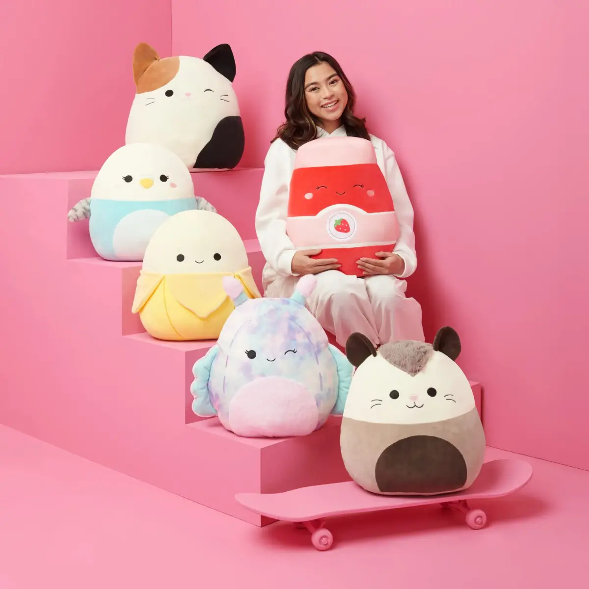 Squishmallows Ankur The Teal Mushroom Mini Plush Toy | Official Jazwares Stuffed Animal - view 4