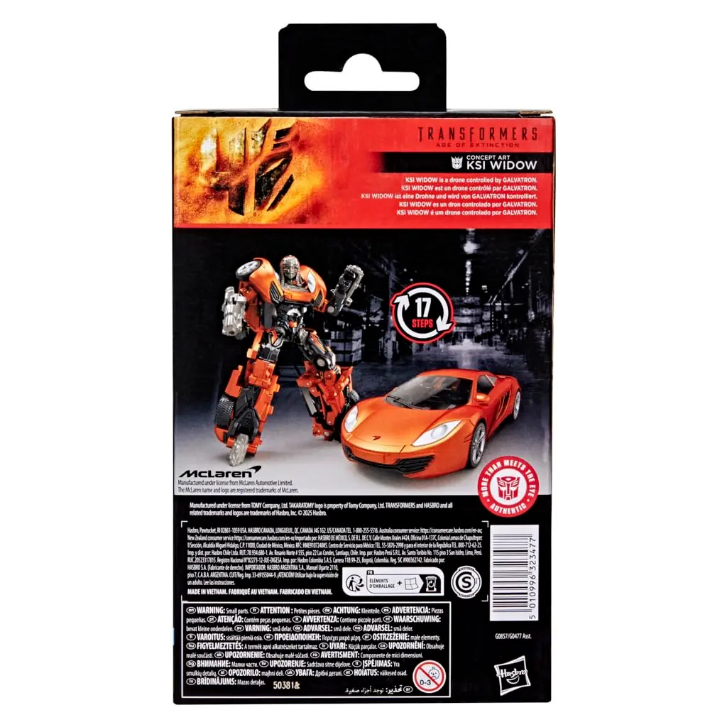 Transformers Studio Series Age of Extinction KSI Widow Deluxe Class Action Figure 11.5 cm (4.5-inch) | Movie-Inspired Collectible Toy for Ages 8+ - view 4