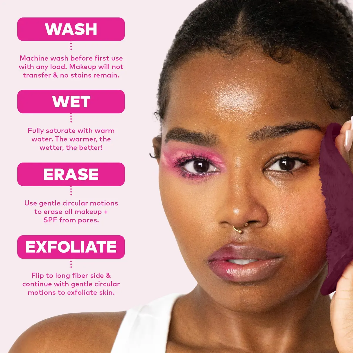 MakeUp Eraser Sip Sip Hooray 14-Day Gift Set | Erase All Makeup With Just Water, Including Waterproof Mascara - view 7