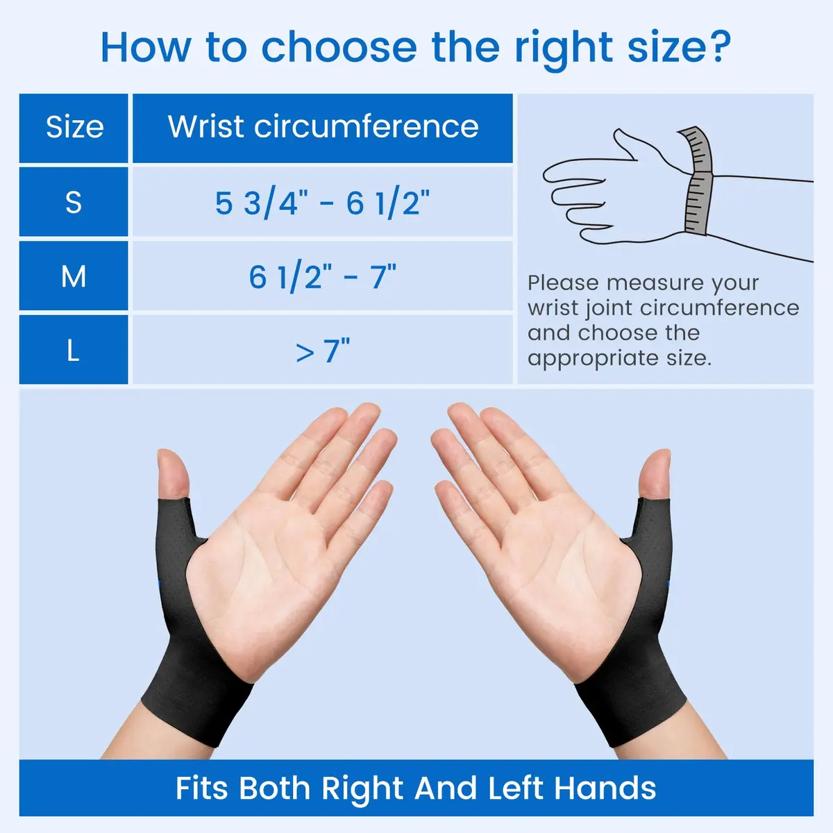 Velpeau Elastic Thumb Wrist Support Brace (Pack of 2) | Splashproof Compression Sleeve for Arthritis & Tendonitis - view 6