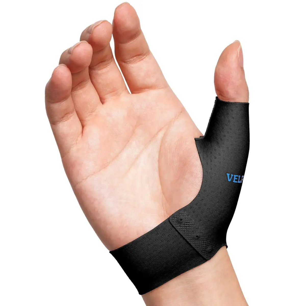 Velpeau Elastic Thumb Wrist Support Brace (Pack of 2) Medium | Thin Layer Compression Sleeve for Arthritis, Tendonitis, Sprains - main product image