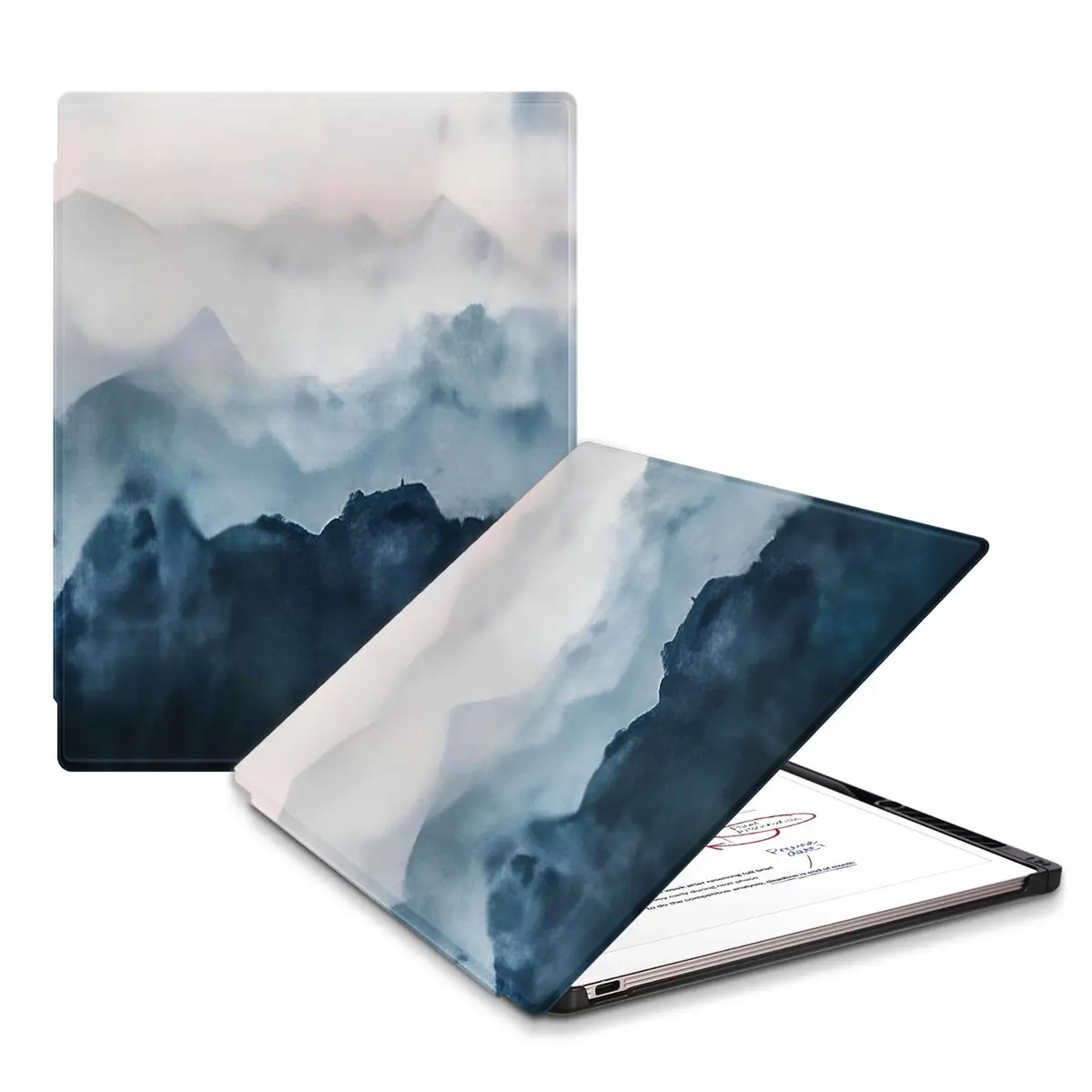 QIOFEARTH Case for Remarkable Paper Pro Tablet 11.8" (2024) | Misty Mountain Folio with Auto Sleep/Wake & Pen Holder - main product image