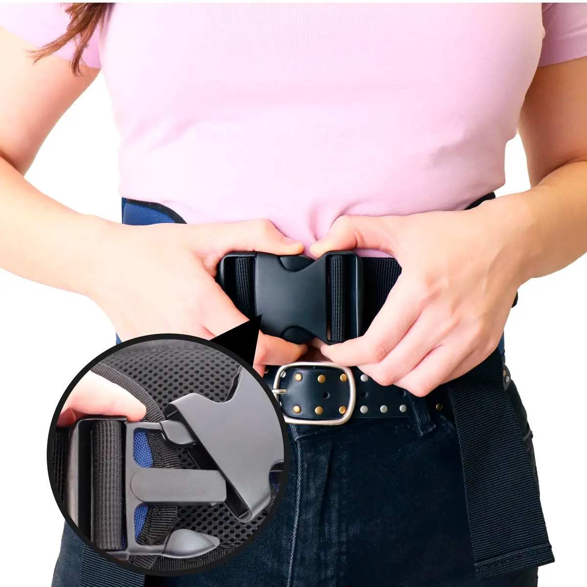 PEPE Mobility Gait Belt with 7 Handles & 290 lb Capacity | Patient Transfer & Walking Aid - view 4