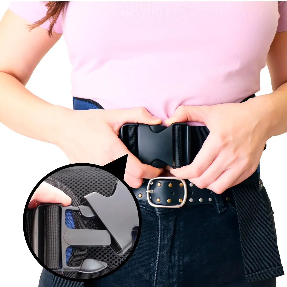 PEPE Mobility Gait Belt with 7 Handles & 2 Units | Patient Transfer & Lifting Aid for Elderly & Disabled - view 4