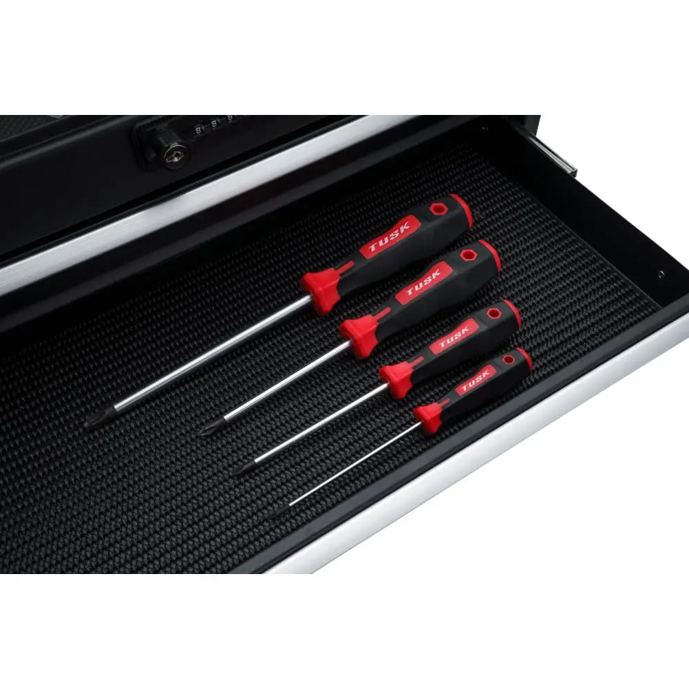 TUSK JIS Screwdriver Set 4 Piece #0, #1, #2, #3 | Magnetic Tips & Ergonomic Grips - view 9